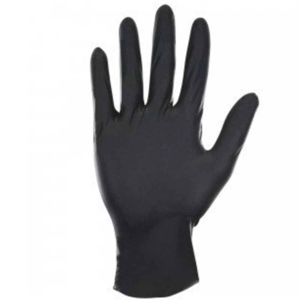 Black Nitrile Safety Gloves! Size Large! - Picture 4 of 6